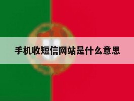 手机收短信网站是什么意思