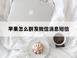 苹果怎么群发微信消息短信